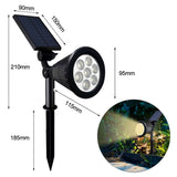 Solar LED Garden Lawn Light – Waterproof Outdoor Landscape Security Light (Pack of 10)