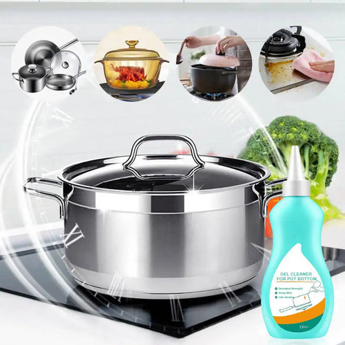150mlPot & Pan Bottom Cleaning Gel – Multi-Purpose Cookware Cleaner (Pack of 2)