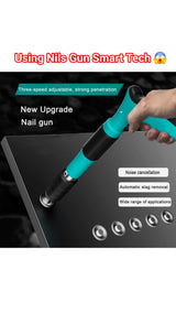 Heavy Duty Handheld Nail Gun – Concrete Wall Fastening Tool