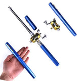 Portable Pocket Fishing Rod & Mini Reel Combo – Camping & Survival Fishing Kit