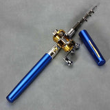 Portable Pocket Fishing Rod & Mini Reel Combo – Camping & Survival Fishing Kit