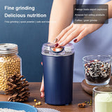 Electric Stainless Steel Coffee Grinder – Multi-Purpose Spice, Herb & Grain Grinder