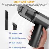 Portable Cordless Car Vacuum Cleaner – USB Rechargeable Handheld Vacuum Cleaner