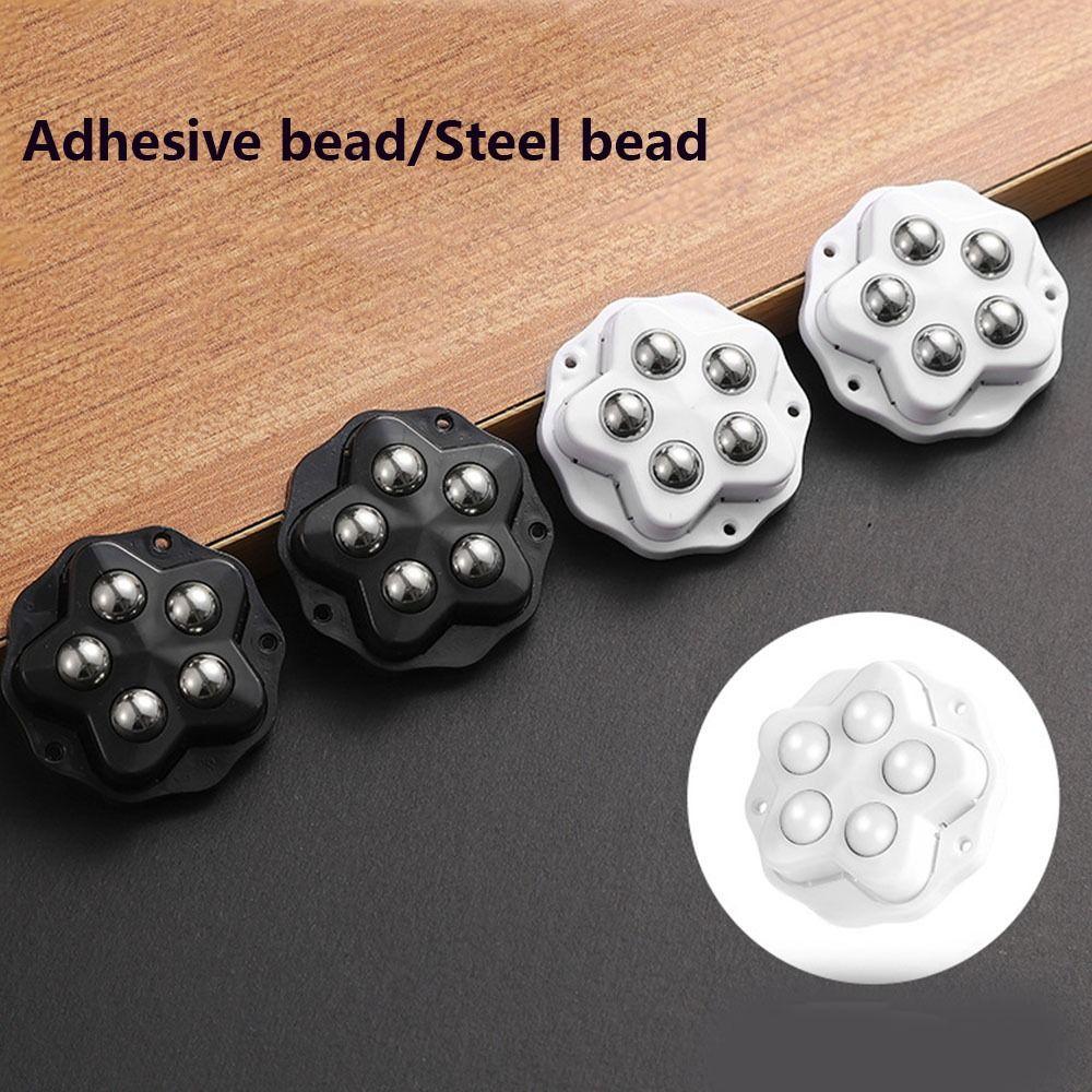 360° Furniture Moving Roller Pads – Self-Adhesive Mini Swivel Wheels (Pack of 4)