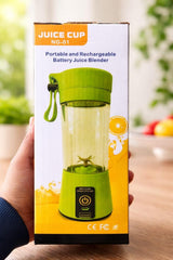 Portable Rechargeable Juicer Blender Bottle with USB Charging, 6 Blade Smoothie Maker