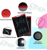 LCD Writing Tablet for Kids & Adults, Reusable Digital Drawing & Writing Pad with Stylus