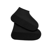 Reusable Waterproof Silicone Shoe Covers for Rain, Anti-Slip Stretchable Shoe Protector, Large