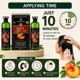 Fruit vinegar hair black colour 200ml 1+1 bottel