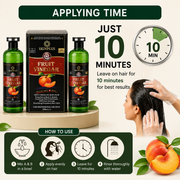 Fruit vinegar hair black colour 200ml 1+1 bottel